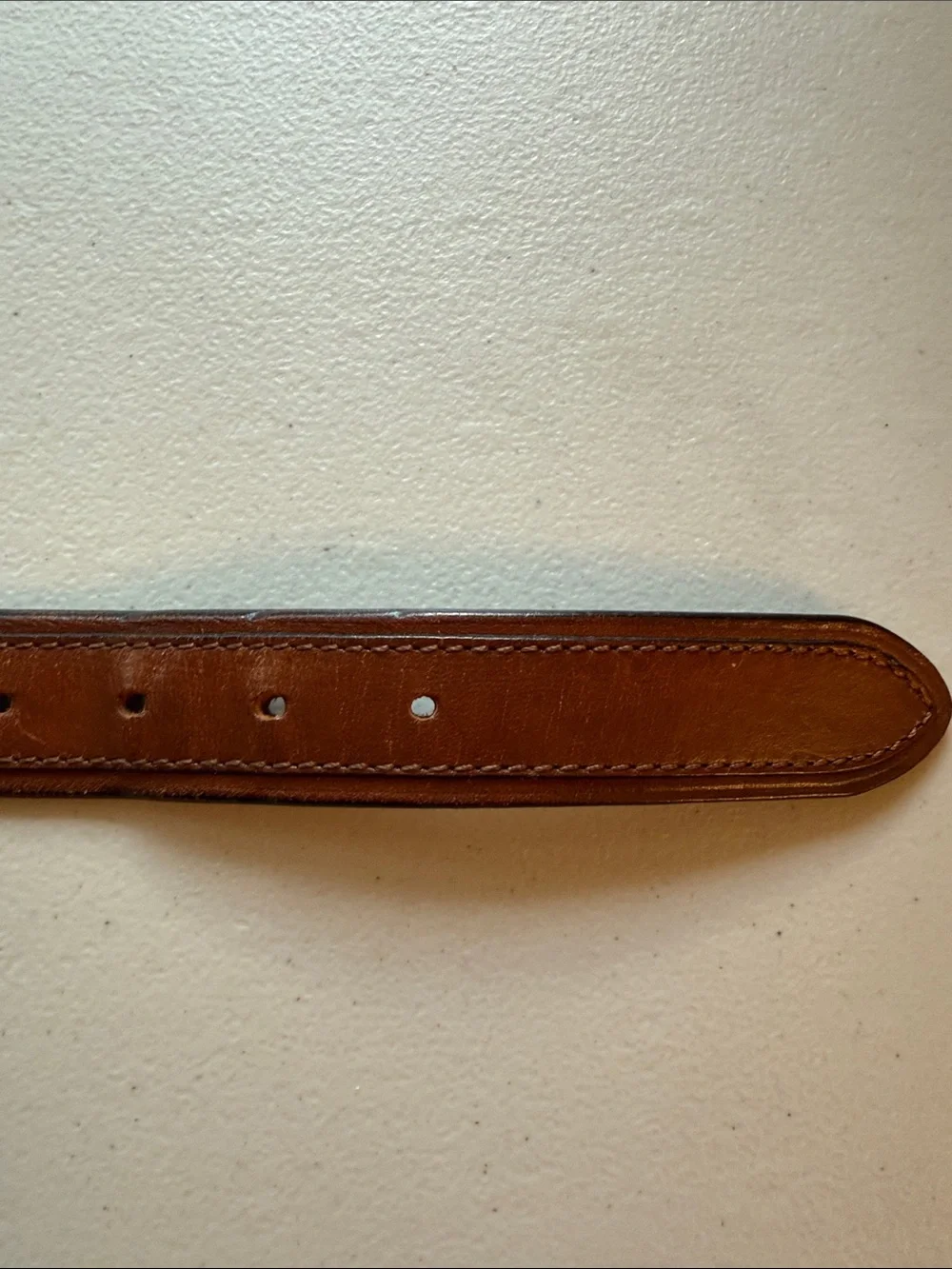 Lauren Ralph Lauren Women’s Classic Brown Leather Belt Silver Buckle Size 38